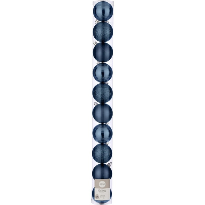 Набор пластиковых шаров HOUSE OF SEASONS, Ø 6 см, шампань, 10 шт. 85401